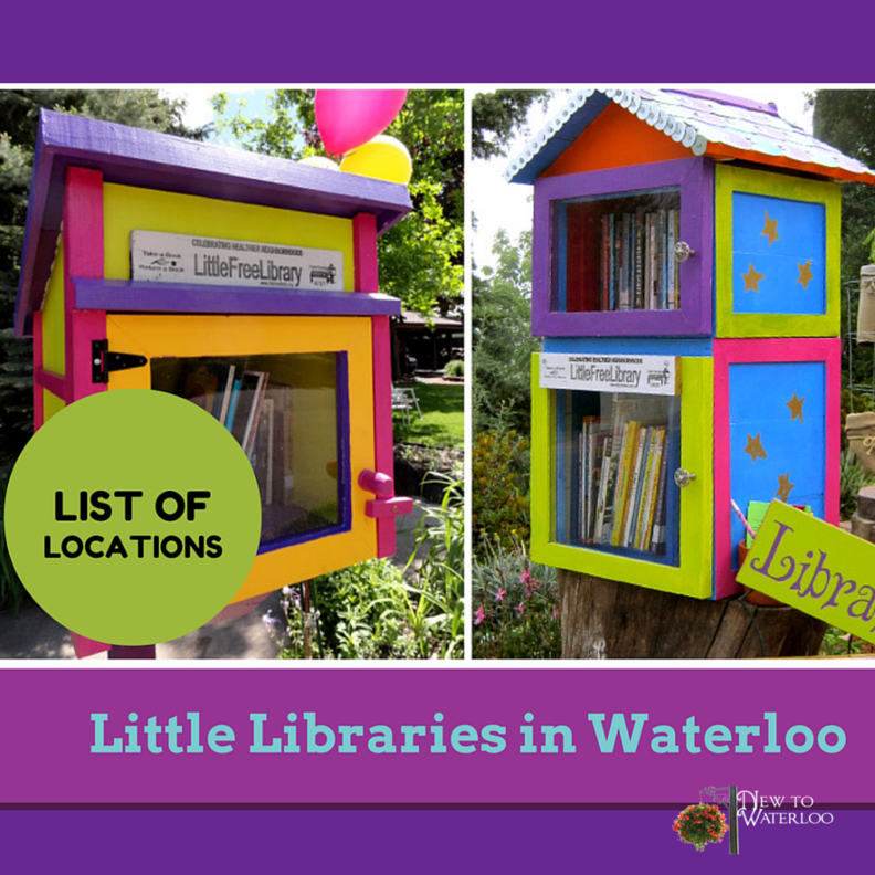 Little Libraries in Neighbourhoods in Waterloo Ontario